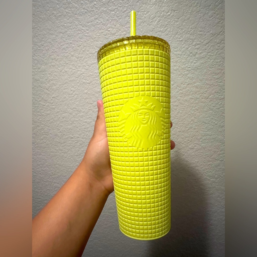 Gridded Starbucks Cup